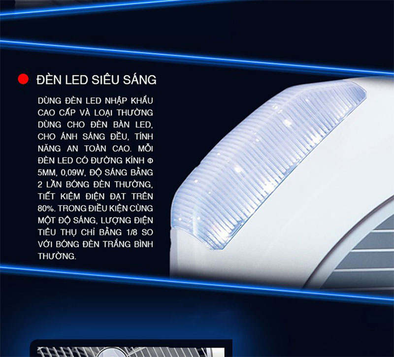 Quạt tích điện Tiross TS9173 - Hàng chính hãng