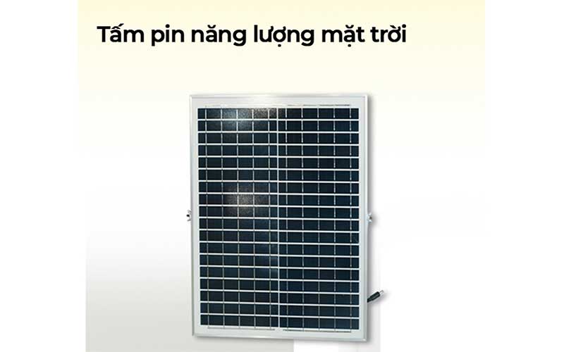 Tấm pin năng lượng mặt trời của Quạt sạc tích điện năng lượng mặt trời Honjianda HJD-8116NL