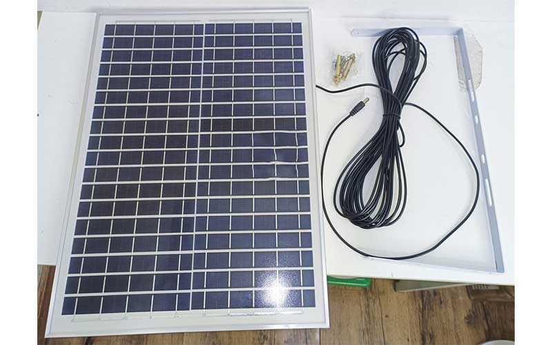 Tấm pin năng lượng mặt trời của Quạt sạc năng lượng mặt trời Honjianda HJD-8216NL