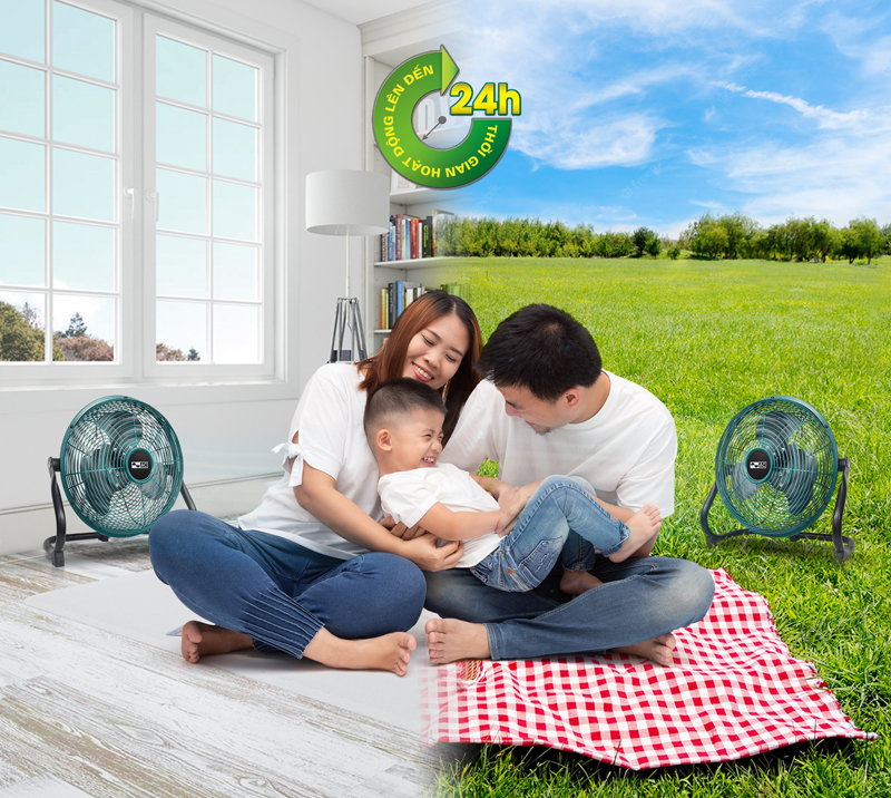 Quạt sạc tích điện AC ARF01D103 - Hàng chính hãng