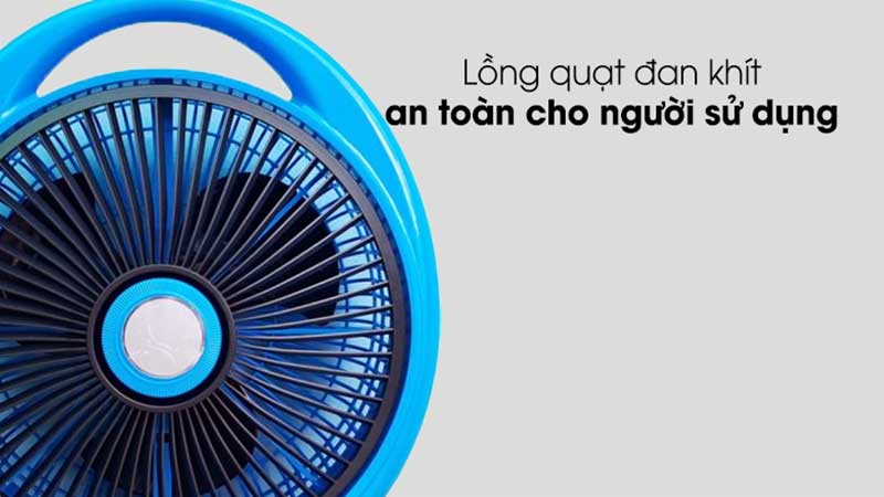 Quạt sạc tích điện Bluestar BS-6712QS - Hàng chính hãng