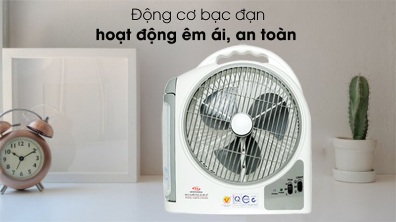 Động cơ của Quạt sạc tích điện Honjianda HJD-FL 213LED (1 Bình 6V-5Ah)