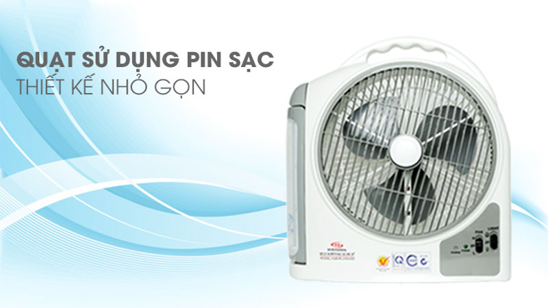 Thiết kế của Quạt sạc tích điện Honjianda HJD-FL 213LED(2 Bình 6V-5Ah)