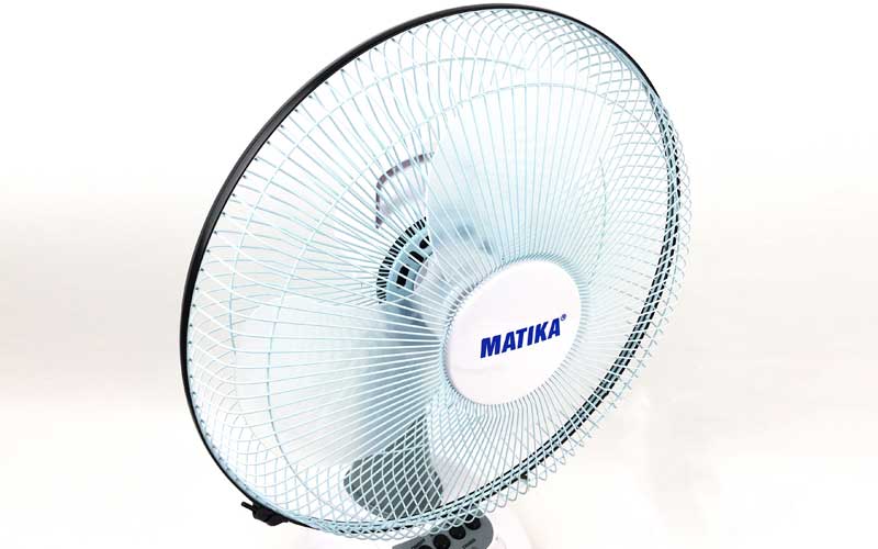 Quạt sạc tích điện Matika MTK-6314 - Hàng chính hãng