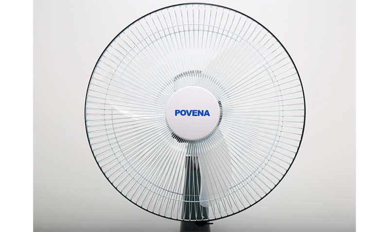 Thiết kế lồng bảo vệ của Quạt sạc tích điện Povena PVN-5626