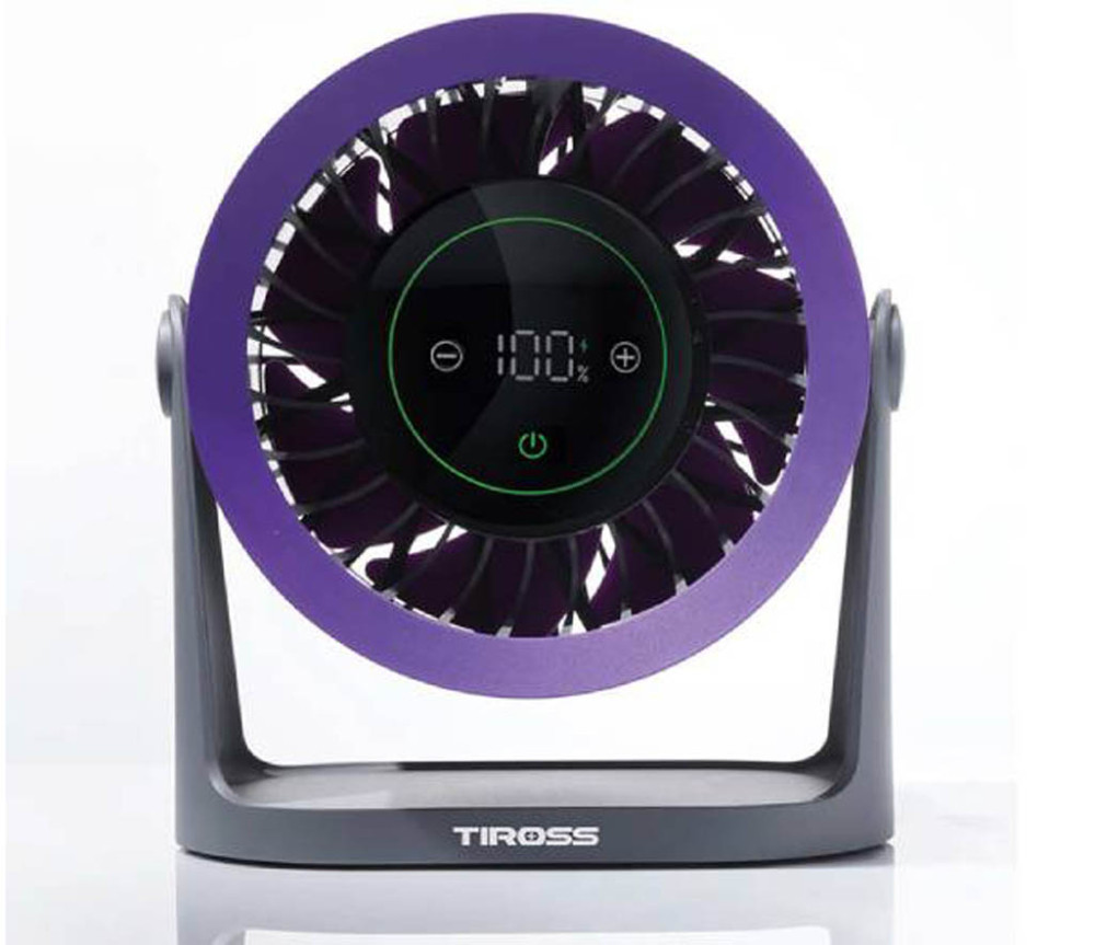 Quạt sạc để bàn USB Tiross TS3420 - Hàng chính hãng