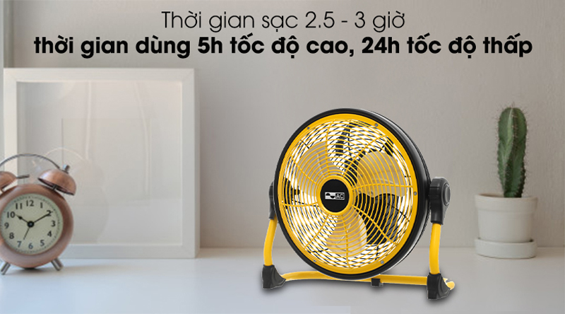 Quạt sạc điện AC ARF01D113 BL - Hàng chính hãng