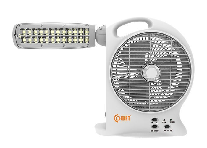 Quạt sạc tích hợp đèn LED Comet CRF0508