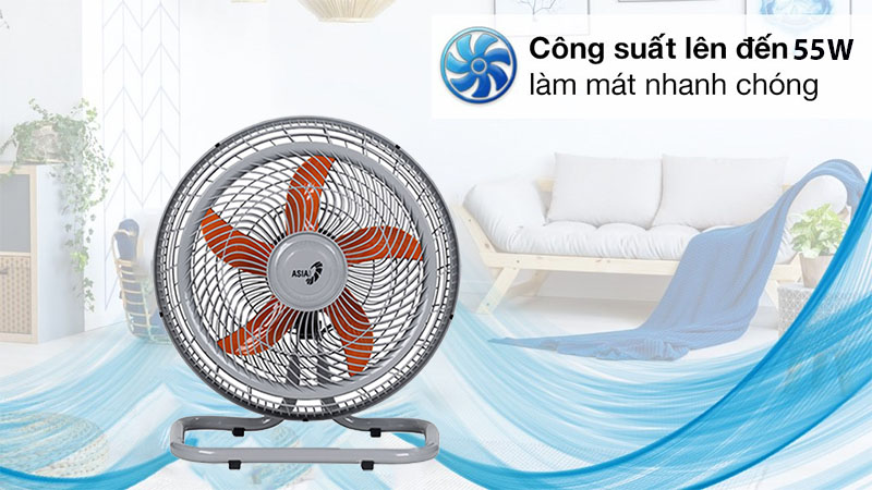 Công suất của Quạt sàn chân quỳ Asia Turbo One VY616790