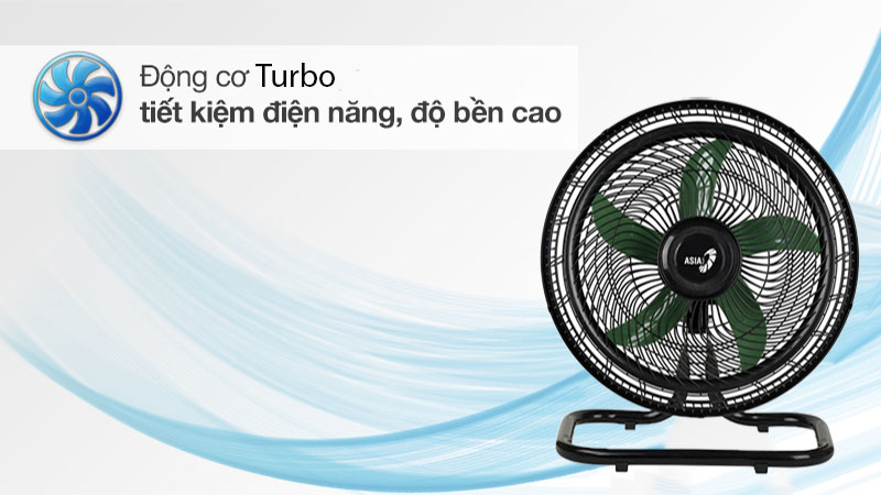 Quạt sàn chân quỳ Asia Turbo One VY616890 - Hàng chính hãng