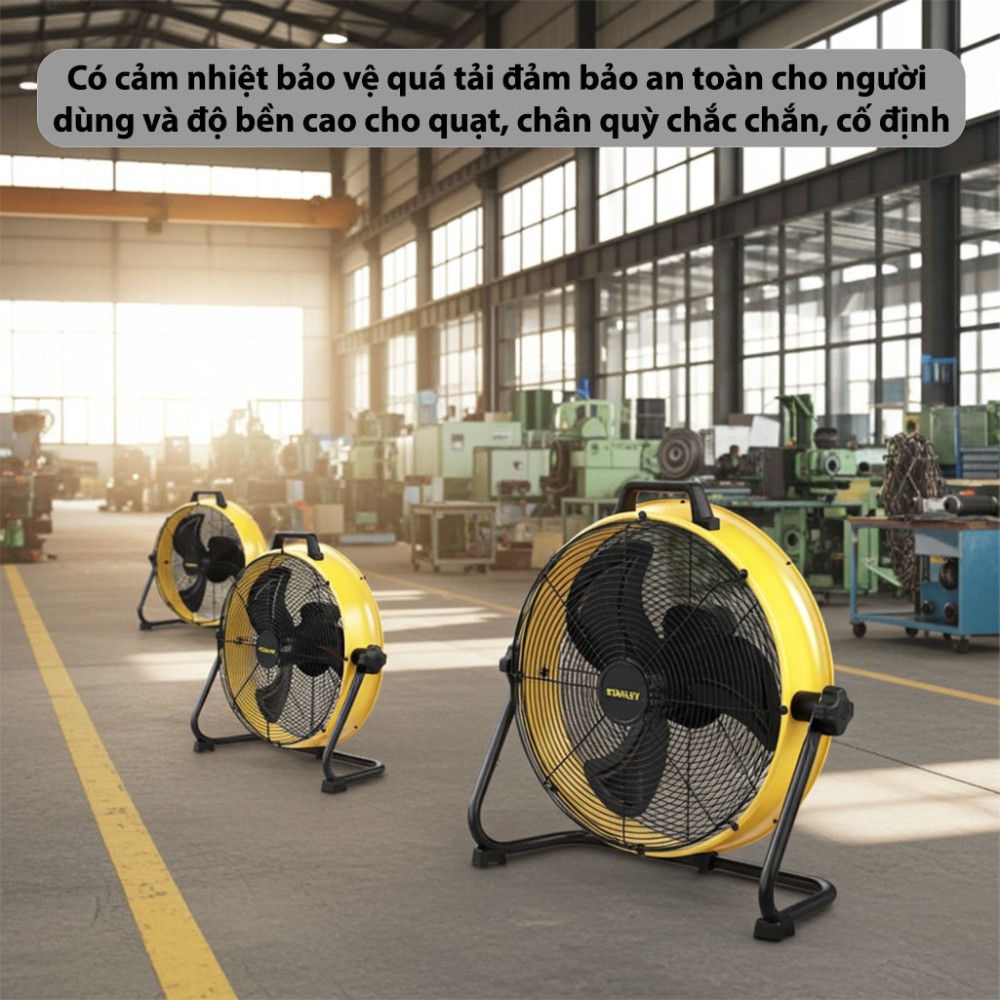 Quạt sàn chân quỳ Stanley SLF305118D - Hàng chính hãng