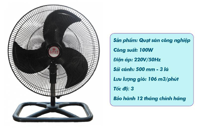 Quạt sàn công nghiệp Lifan S-20CN - Hàng chính hãng
