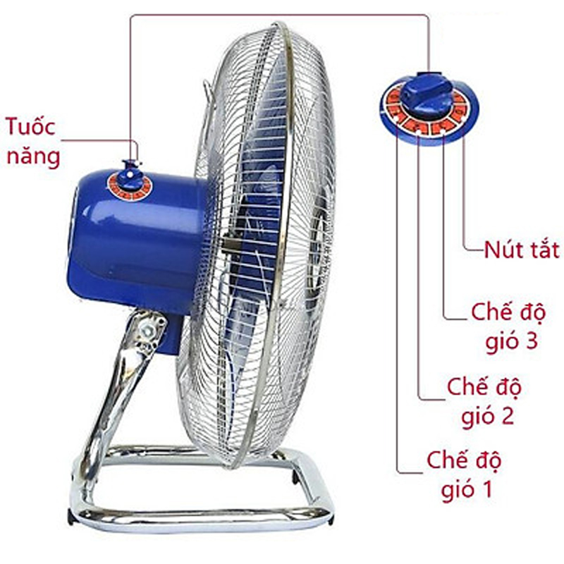 Quạt sàn công nghiệp Ching Hai FF929 - Hàng chính hãng