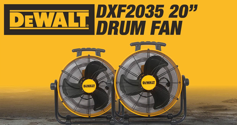 Quạt sàn DeWalt DXF2035 thích hợp sử dụng ở nhà xưởng, trường học, bệnh viện