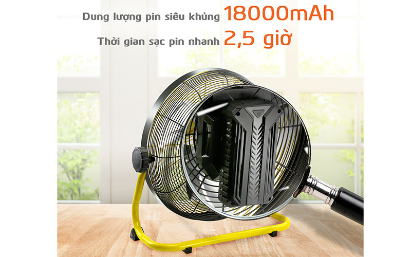 Pin của Quạt sàn tích điện Unie UE-880