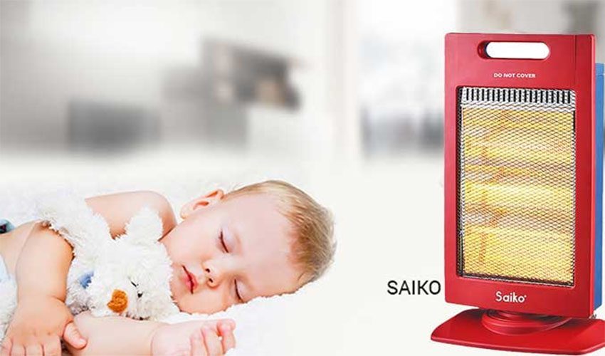 Quạt sưởi Halogen Saiko HF-1201 - Hàng chính hãng