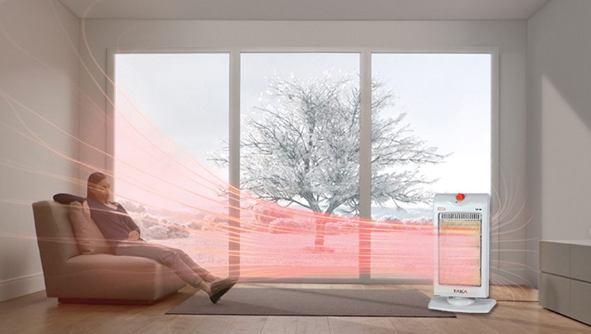 Quạt sưởi Halogen Taka TKE108 - Hàng chính hãng