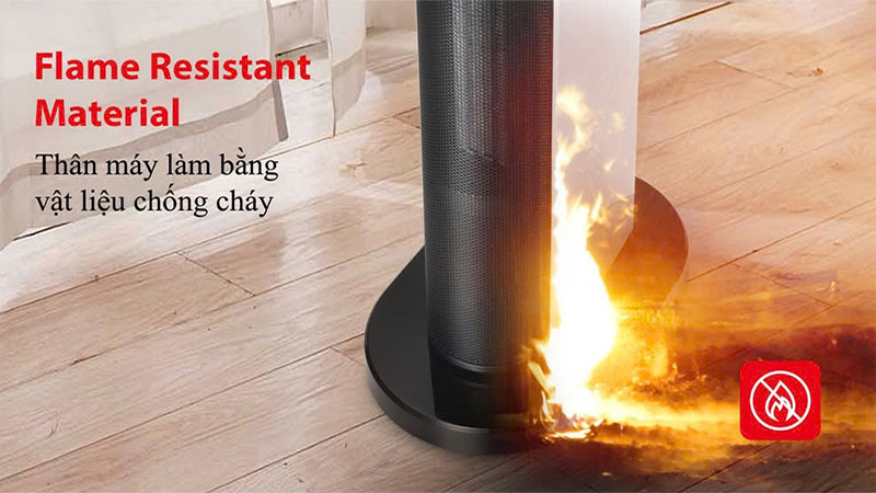 Chất liệu của Quạt sưởi đa năng Tiross TS9443