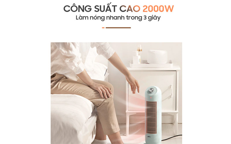 Quạt sưởi gốm Bear DNQ-C20B1 - Hàng chính hãng