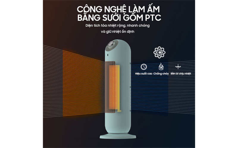 Quạt sưởi gốm Bear DNQ-C20B1 - Hàng chính hãng