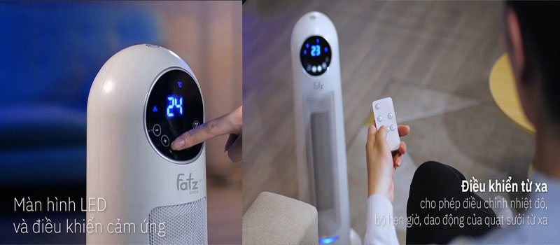 Quạt sưởi gốm PTC Heat 1 Fatzbaby FB8165EA - Hàng chính hãng