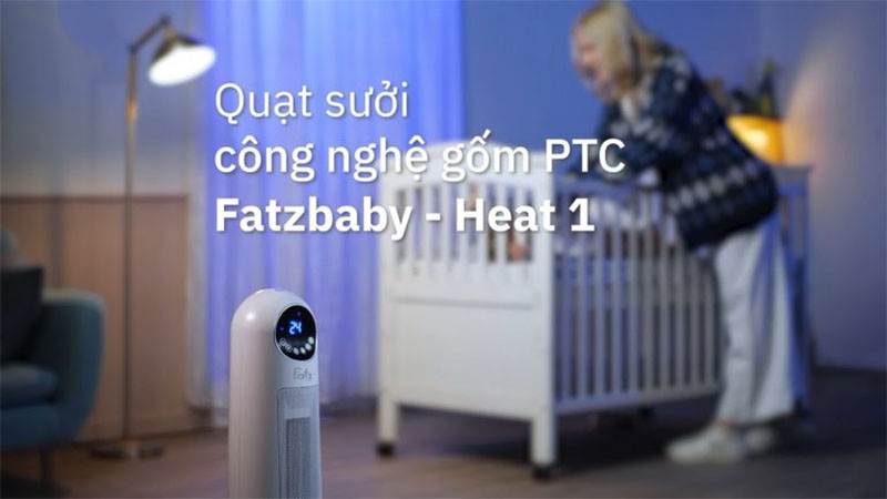 Quạt sưởi gốm PTC Heat 1 Fatzbaby FB8165EA - Hàng chính hãng