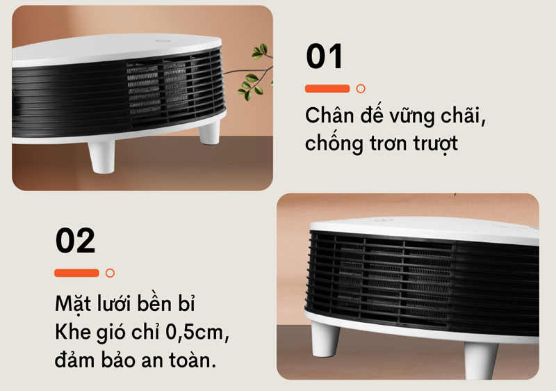Quạt sưởi treo nhà tắm Fujihome FHB5000 - Hàng chính hãng