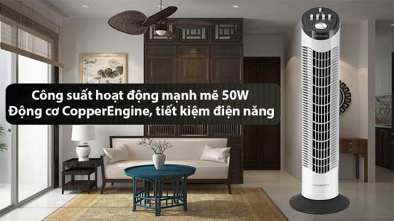 Quạt tháp Cecotec Forcesilence 790 Skyline - Hàng chính hãng