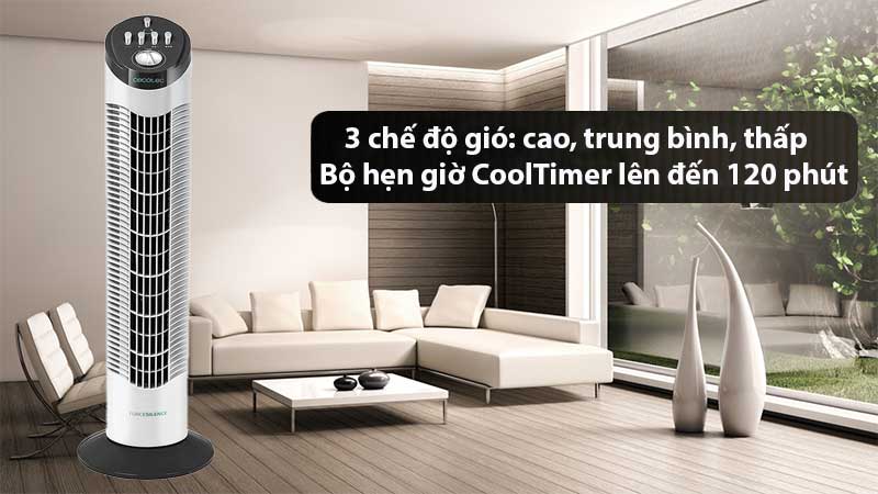 Quạt tháp Cecotec Forcesilence 790 Skyline - Hàng chính hãng