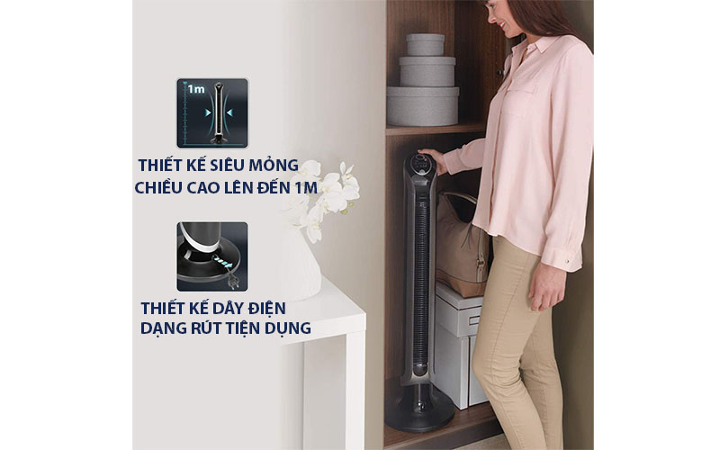 Quạt tháp Rowenta VU 6670FO - Hàng chính hãng
