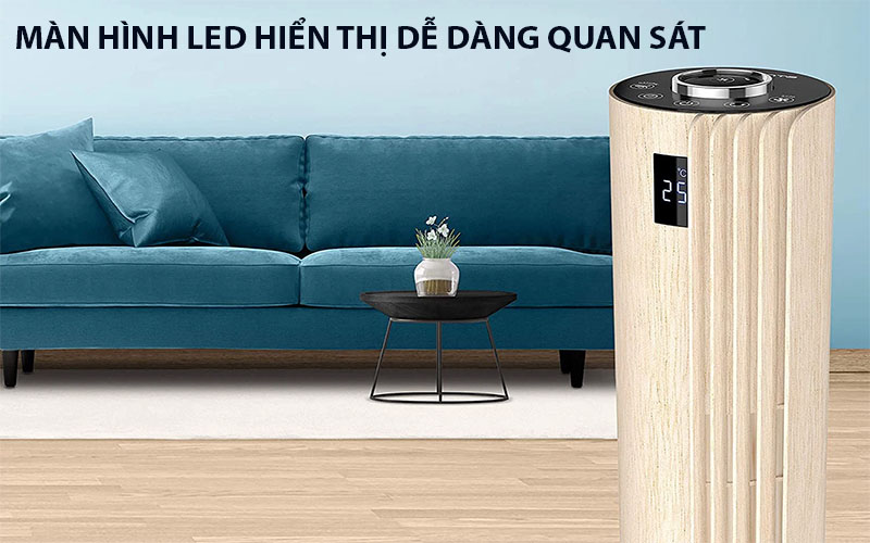 Quạt tháp Rowenta VU 6770 (Màu Gỗ) - Hàng chính hãng