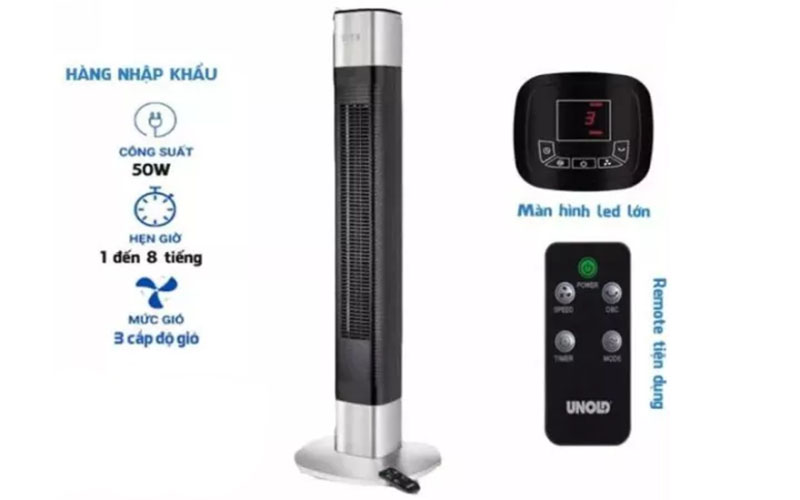 Quạt tháp Unold Turmventilator Edel 86956 - Hàng chính hãng