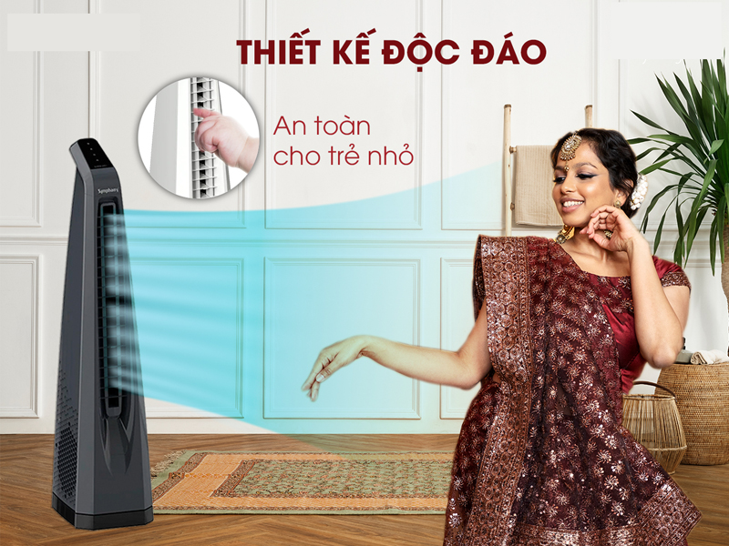 Thiết kế thông minh, an toàn cho trẻ nhỏ