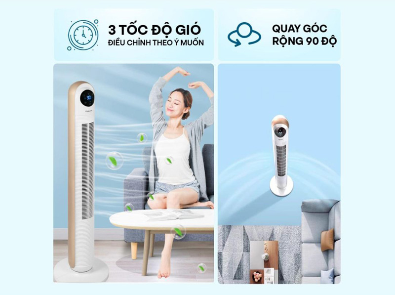 Quạt tháp điện tử FujiHome TF-13E - Hàng chính hãng