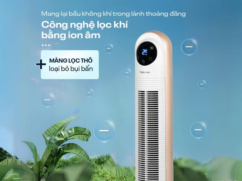 Quạt tháp điện tử FujiHome TF-13E - Hàng chính hãng