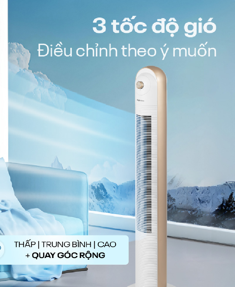 Quạt tháp FujiHome TF-13EM - Hàng chính hãng