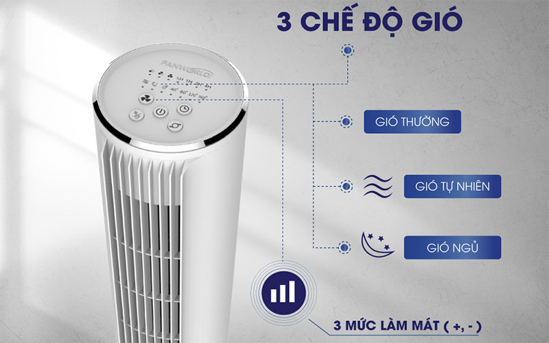 Quạt tháp Panworld The Luxuria PW-L360 - Hàng chính hãng