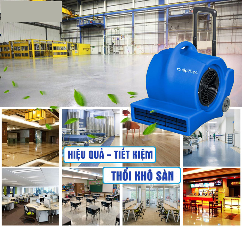 Quạt thổi thảm CleproX DC100 - Hàng chính hãng
