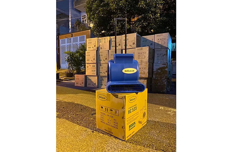 Quạt thổi thảm công nghiệp HiClean HC-535 - Hàng chính hãng