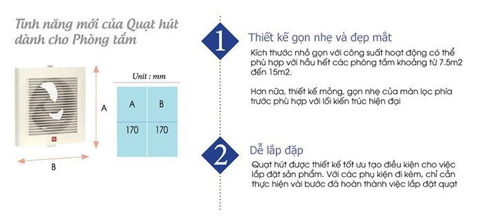 Quạt thông gió gắn tường KDK 10EGKA - Hàng chính hãng