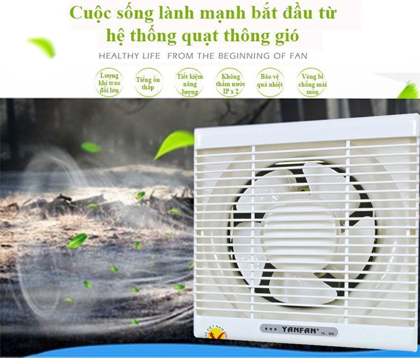 Ưu điểm của Quạt thông gió YanFan HL300