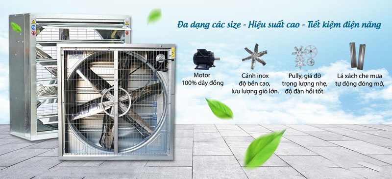Quạt thông gió vuông Hawin HSW-1220 - Hàng chính hãng
