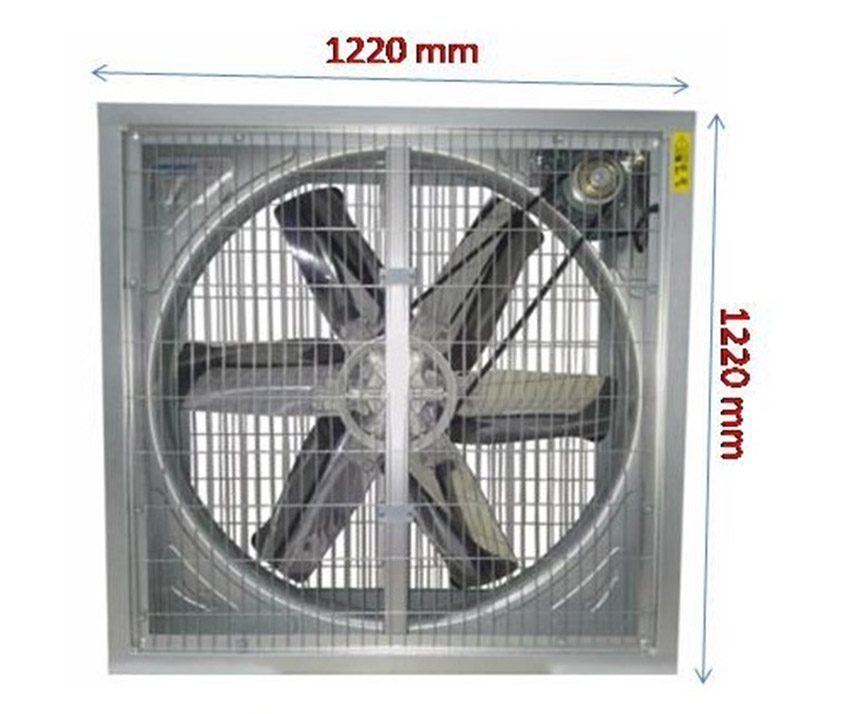 Quạt thông gió vuông gián tiếp Hasaki HSK 1220 - Hàng chính hãng