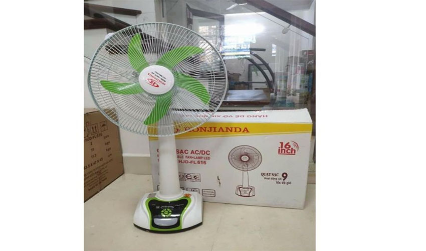 Quạt cây tích điện Honjianda HJD-FL616