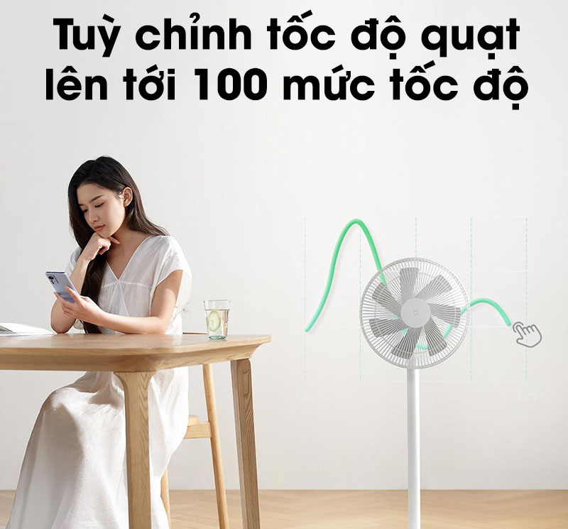 Quạt tích điện Xiaomi BPLDS05DM - Hàng chính hãng