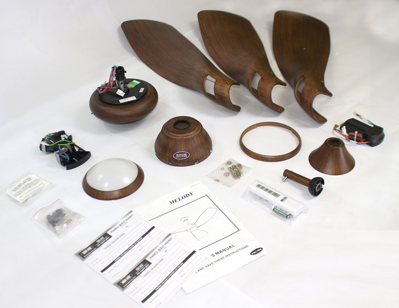 Quạt trần đèn 3 cánh Mr.Vũ MELODY  - Hàng chính hãng