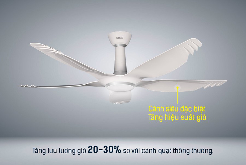 Quạt trần 5 cánh AC ACF04D605-W - Hàng chính hãng