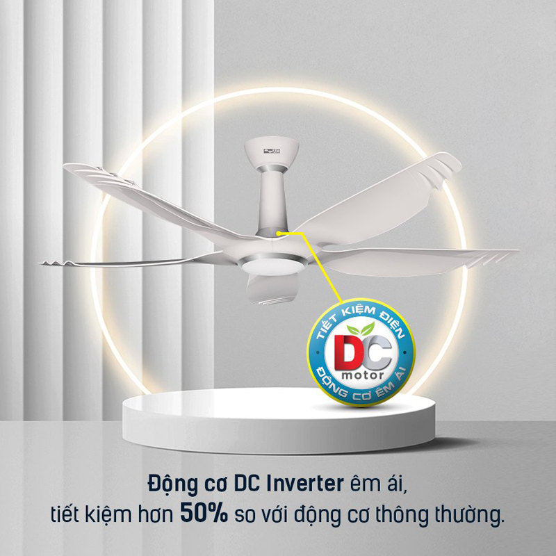 Quạt trần 5 cánh AC ACF04D605-W - Hàng chính hãng