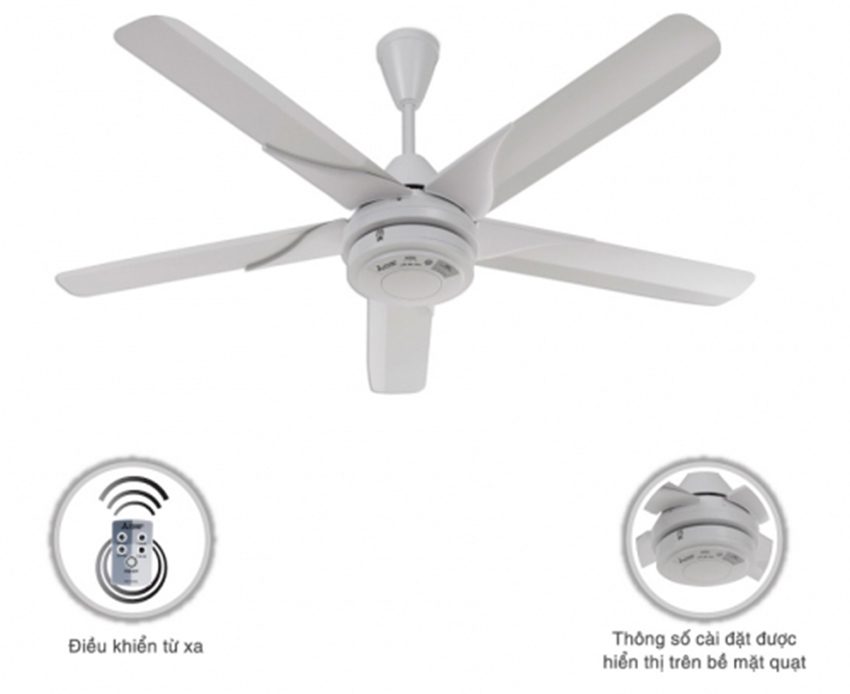 Quạt trần năm cánh Mitsubishi C56-RQ5 - Hàng chính hãng