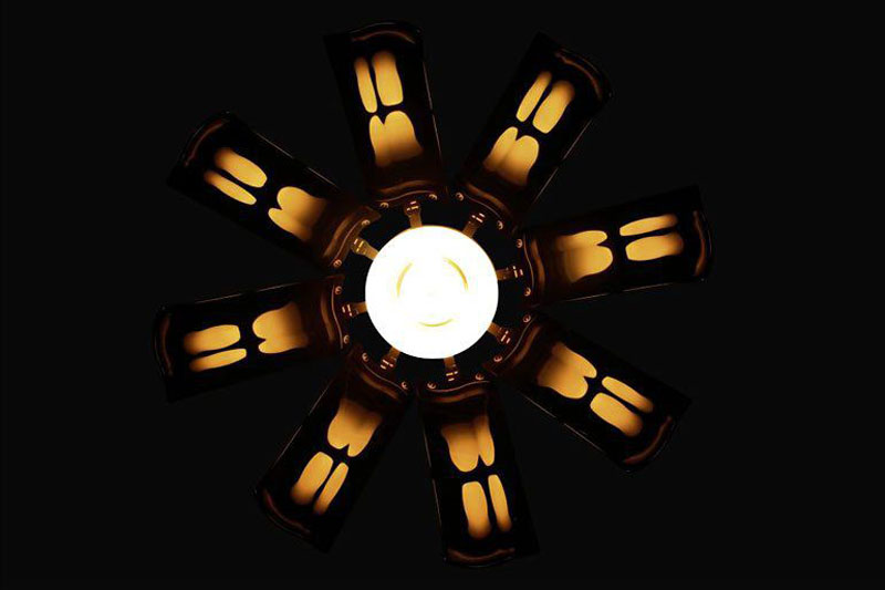 Vừa là quạt mát, vừa là vật trang trí cho không gian nội thất nhà bạn